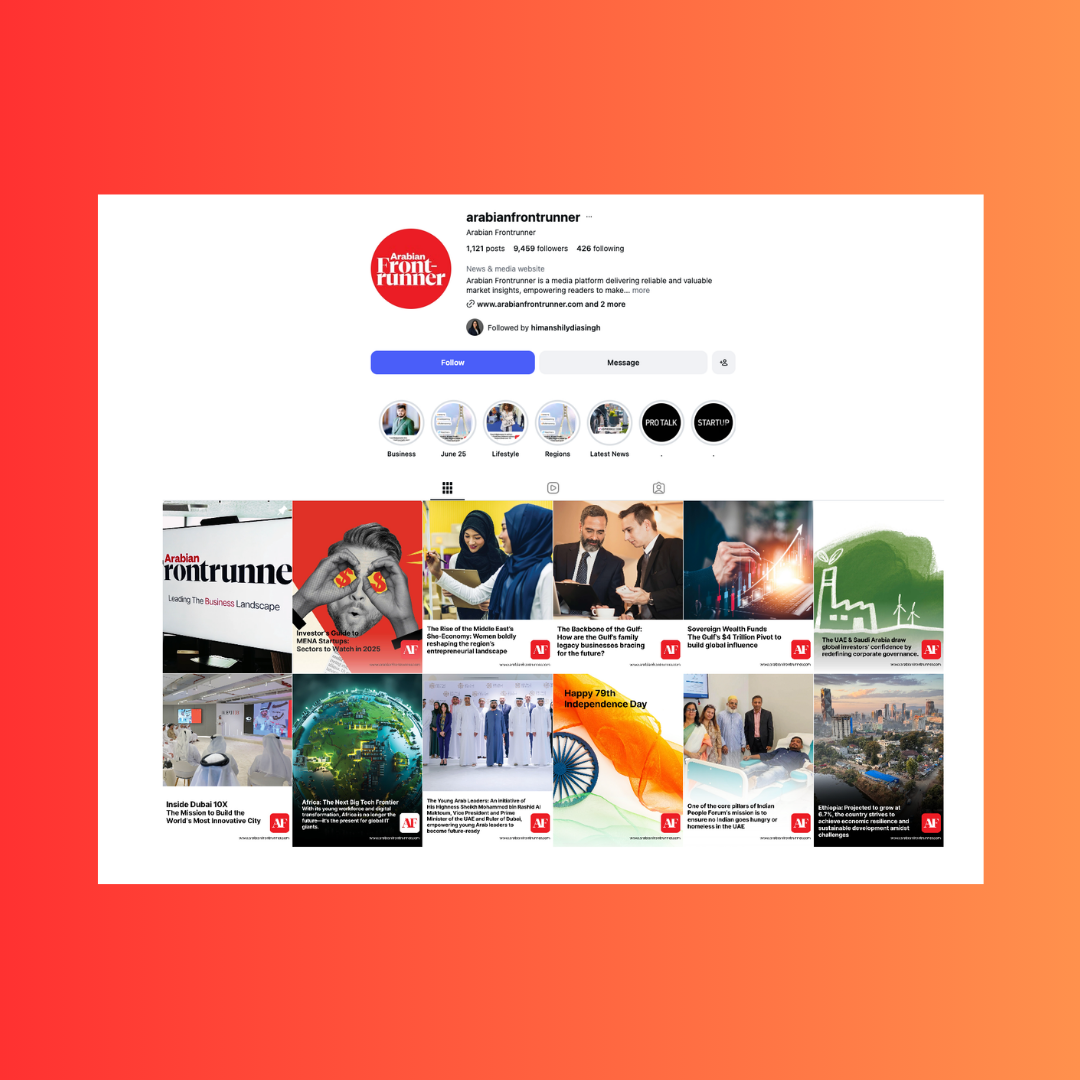 Arabian Frontrunner - Social Media